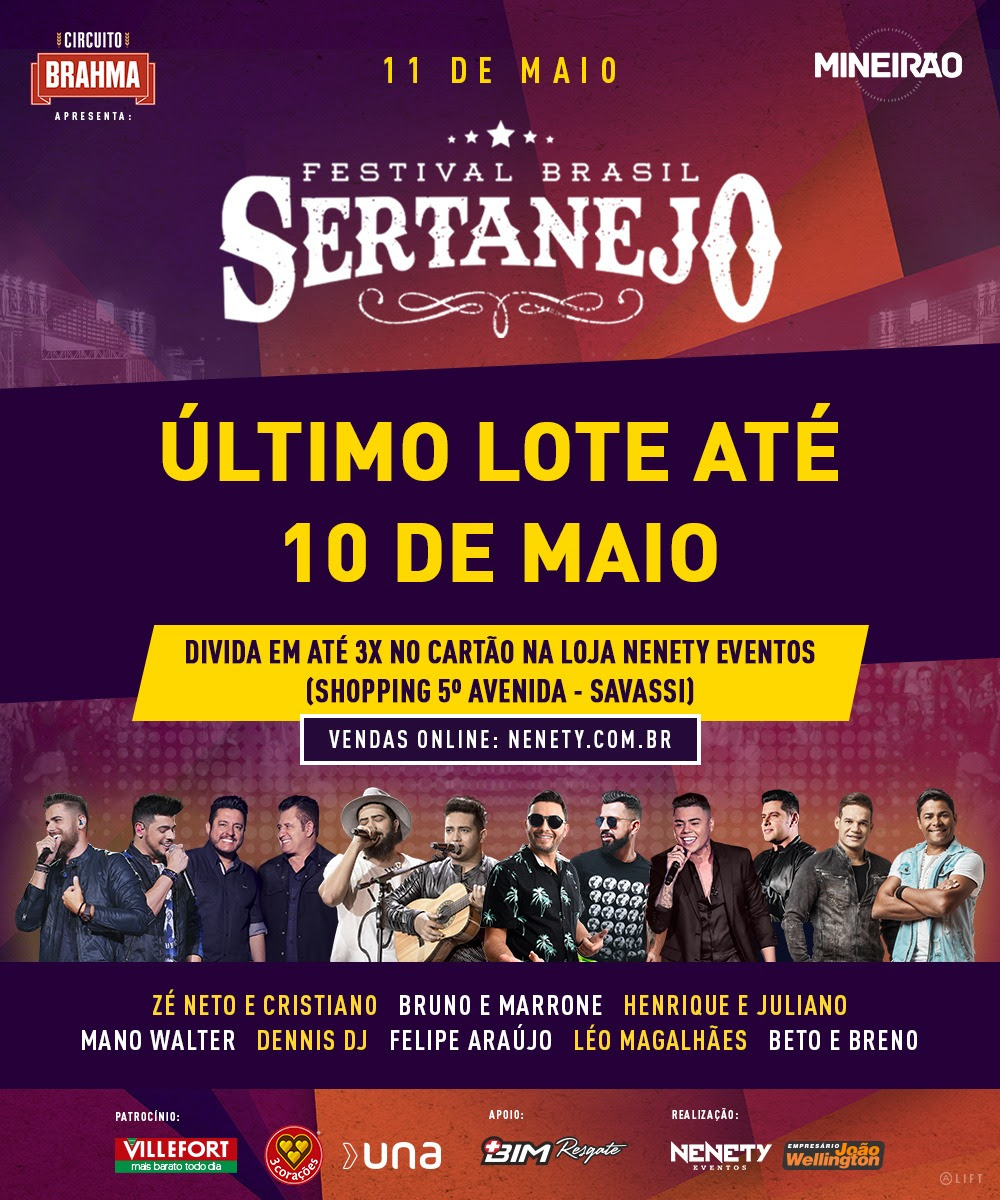 Esplanada do Mineirão sedia o Festival Brasil Sertanejo neste sábado -  Brasil Agora Online