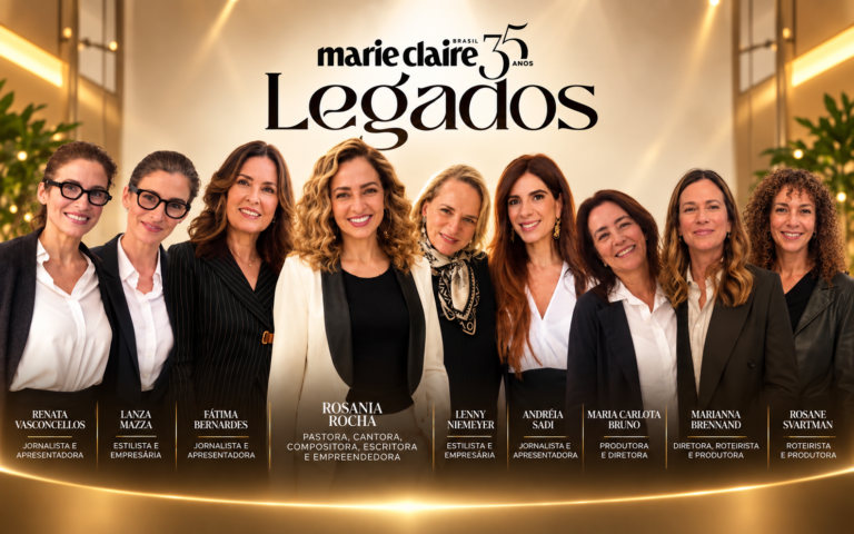 Rosania Rocha ganha destaque no evento Marie Claire Legados, no Rio.