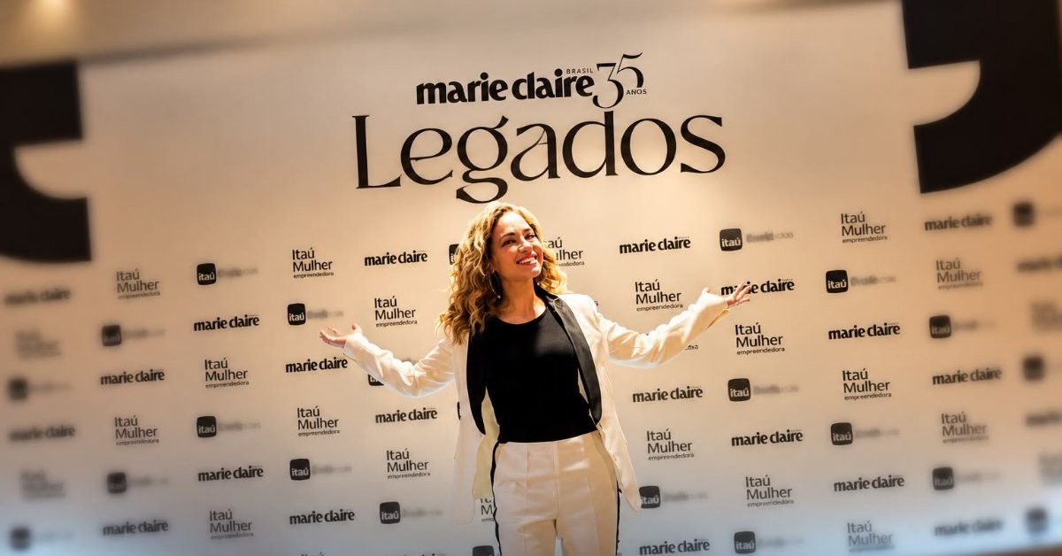 Rosania Rocha ganha destaque no evento "Marie Claire Legados", no Rio.
